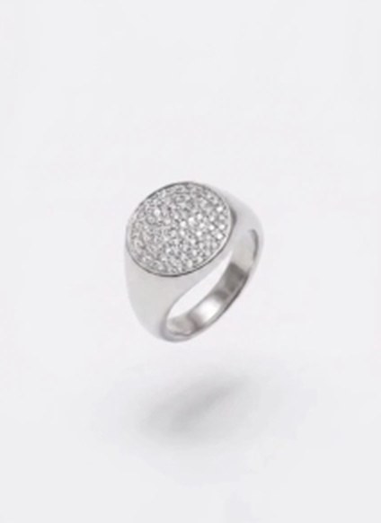 Onyx Hex ring